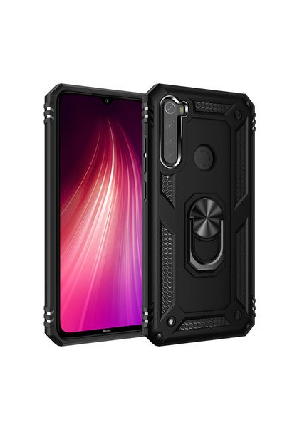 Redmi Note 8 Kılıf Tam Koruma Çift Katmanlı Ibiza Sert Silikon Kapak