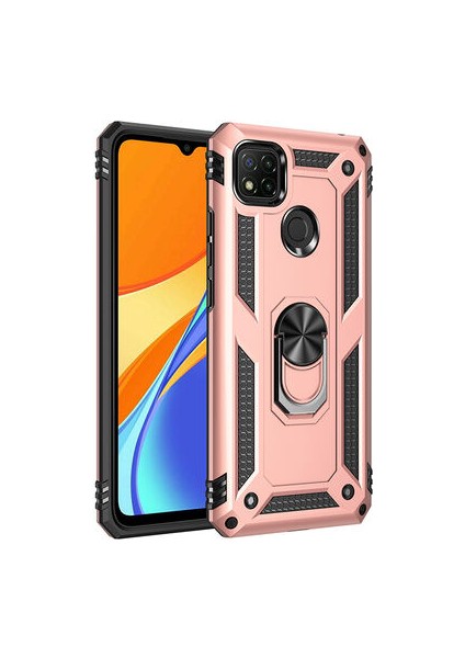 Redmi 9c Kılıf Tam Koruma Çift Katmanlı Ibiza Sert Silikon Kapak