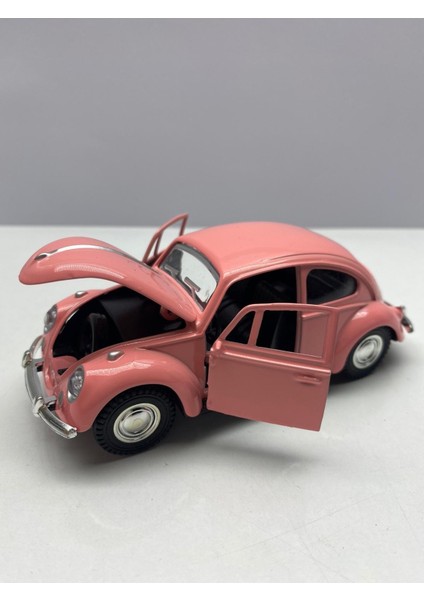 Diecast Metal Oyuncak Araba 12 cm Volkswagen Vosvos Kaput Ön Kapılar Açılır Çek Bırak Model Araç