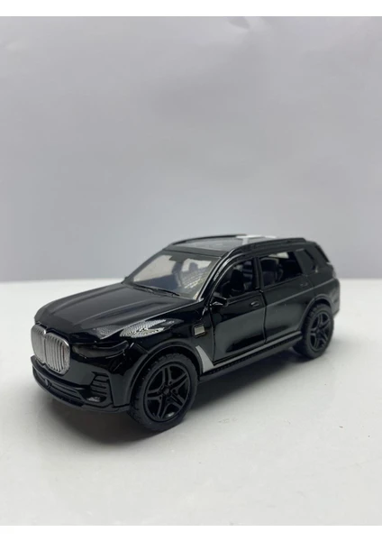 Diecast, Metal Oyuncak Araba Bmw X7 Jip 12.5 cm Çek Bırak Model Araba Bagaj Açılır