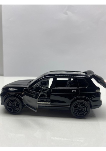 Diecast, Metal Oyuncak Araba Bmw X7 Jip 12.5 cm Çek Bırak Model Araba Bagaj Açılır