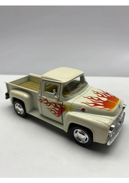 Diecast,metal Model Oyuncak Araba Ford F-100 Pick Up Çek Bırak Lisanslı 1:36 Ölçek Araba