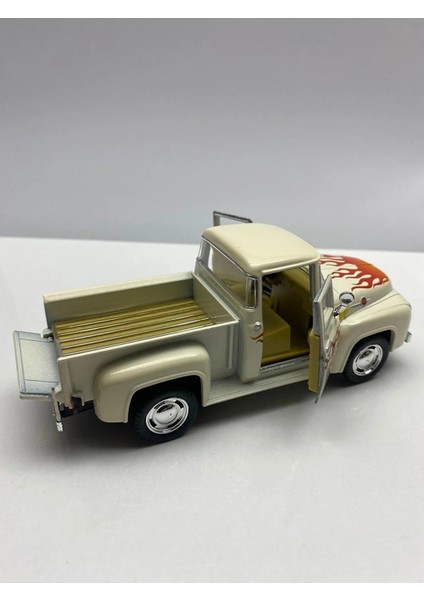 Diecast,metal Model Oyuncak Araba Ford F-100 Pick Up Çek Bırak Lisanslı 1:36 Ölçek Araba