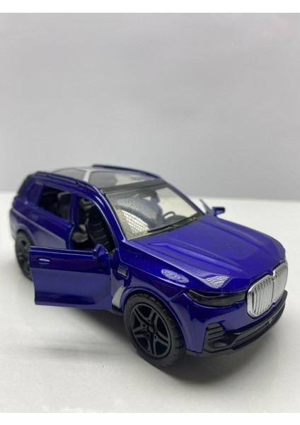 Die Cast Bmw X7 Metal Oyuncak Araba Jip 12 cm Model Araç Bmw Ix XDRIVE50 Kapılar-Bagaj Açılır