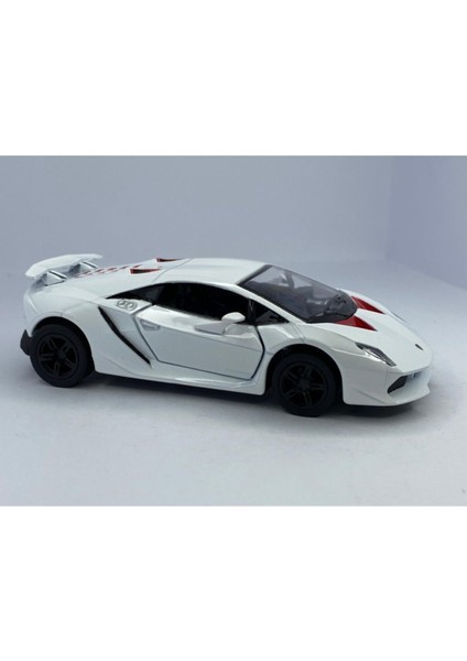 Lamborghini Sesto Elemento - Çek Bırak 5inch. Lisanslı Model Araba, Oyuncak Araba 1:38