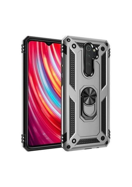 Redmi Note 8 Pro Kılıf Tam Koruma Çift Katmanlı Ibiza Sert Silikon Kapak
