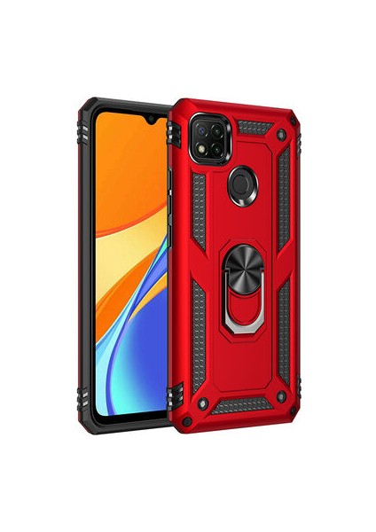 Redmi 9c Kılıf Tam Koruma Çift Katmanlı Ibiza Sert Silikon Kapak
