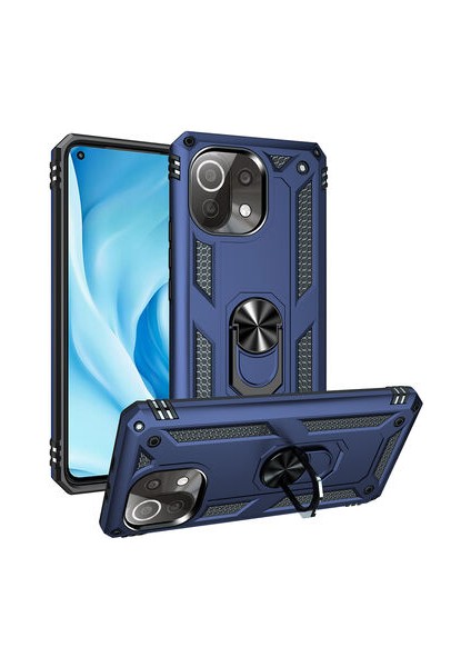 Xiaomi Mi 11 Lite Kılıf Tam Koruma Çift Katmanlı Ibiza Sert Silikon Kapak