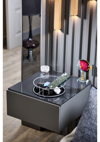 Gümüş Banyo Organizer, Pleksi Banyo Düzenleyici - Metal Paslanmaz