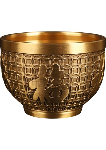 Pirinç Ev Dekorasyonu Carvingsculpture Feng Shui Kase Büyük (Yurt Dışından)