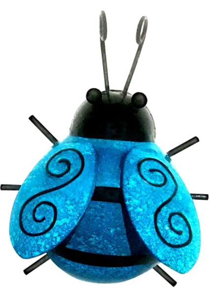 3D Metal Ği Asılı Heykel 11X8.8X5.5 cm Yard Çit Dekor Mavi (Yurt Dışından) fiyatları