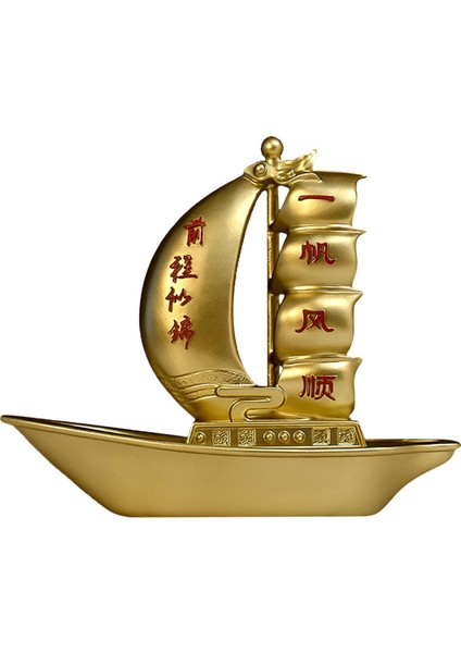 Feng Shui ve Üstü Için Zenginlik Gemisi Merkezi Dekoru (Yurt Dışından)