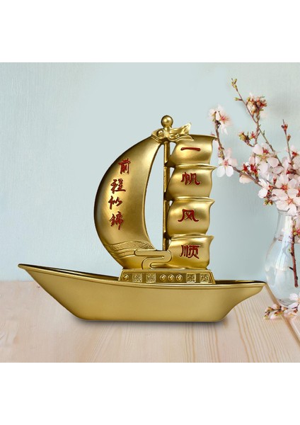 Feng Shui ve Üstü Için Zenginlik Gemisi Merkezi Dekoru (Yurt Dışından) fırsatları