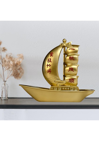 Feng Shui ve Üstü Için Zenginlik Gemisi Merkezi Dekoru (Yurt Dışından) indirimleri