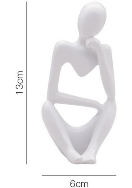 Düşünür Heykel Düşünen Insanlar Heykelcik Dekoratif Heykel + 13X8CM (Yurt Dışından) modelleri