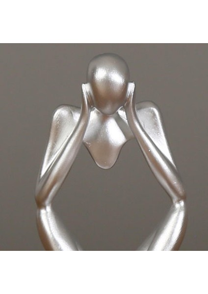 Reçine Yapıt Düşünür Heykel Modern Heykelcik Heykeli Kitaplık Için 13X9 cm (Yurt Dışından)