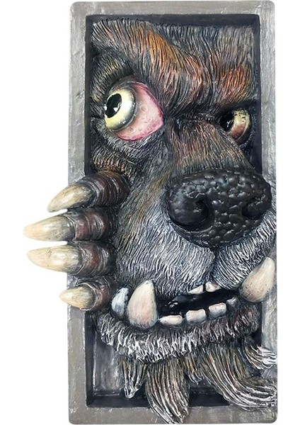 Bookend Heykelcik Reçine Kitaplık Heykel Dekorasyonu Gri (Yurt Dışından)