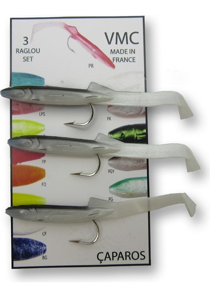 3 Adetli Raglou Set Silikon Yem 6.5 cm