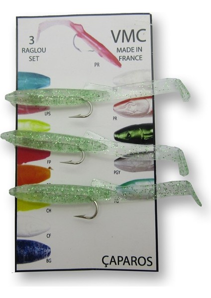 3 Adetli Raglou Set Silikon Yem 8.5 cm