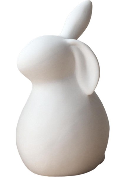 Paskalya Tavşanı Figürleri Modern Tavşan Heykeli Kabine Ev Üstü A 7.3X13CM (Yurt Dışından)