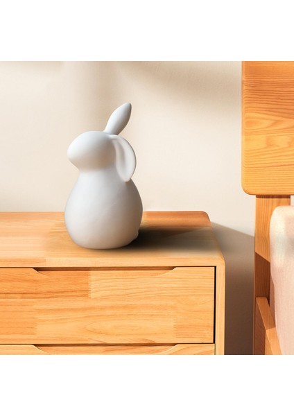 Paskalya Tavşanı Figürleri Modern Tavşan Heykeli Kabine Ev Üstü A 7.3X13CM (Yurt Dışından) modelleri