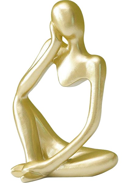 Re Yapıt Düşünür Heykel Düşünen Insanlar Heykelcik Dekoratif Heykel 13X8 cm (Yurt Dışından)