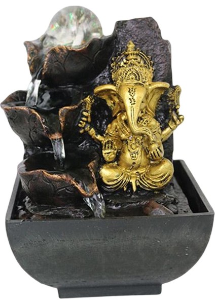 Heykeli Üstü Su Çeşmesi Meditasyon Zanaat Sanatları 13CMX13CMX18CM (Yurt Dışından) fırsatları