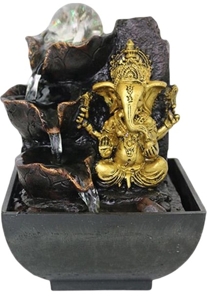 Heykeli Üstü Su Çeşmesi Meditasyon Zanaat Sanatları 13CMX13CMX18CM (Yurt Dışından) indirimleri