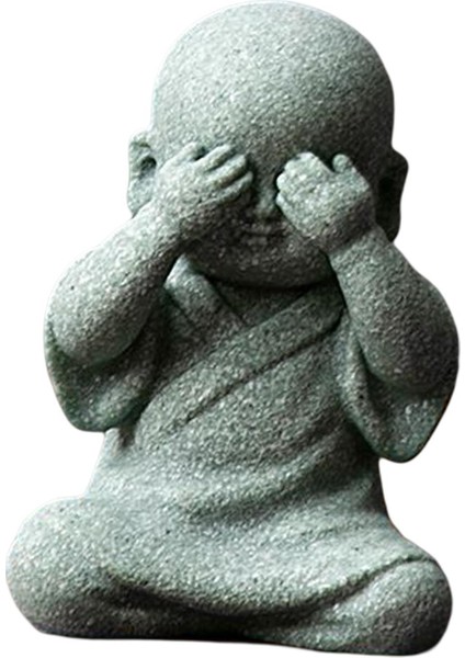 Mini Keşiş Heykelcik Buda Heykeli Meditasyon El Yapımı Dekorasyon Ev Dekor Gö (Yurt Dışından) fiyatları