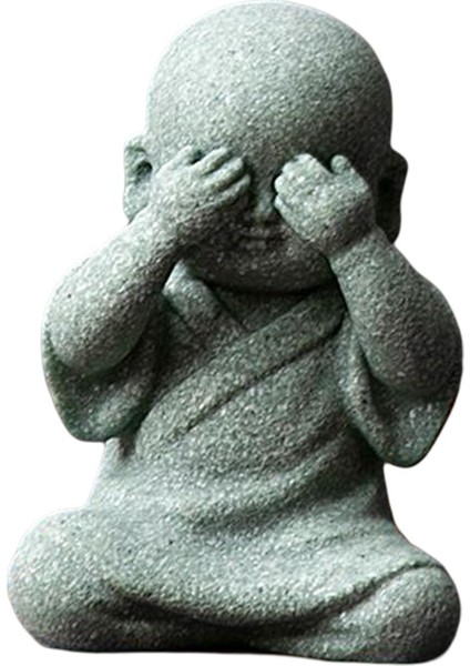 Mini Keşiş Heykelcik Buda Heykeli Meditasyon El Yapımı Dekorasyon Ev Dekor Gö (Yurt Dışından) fırsatları