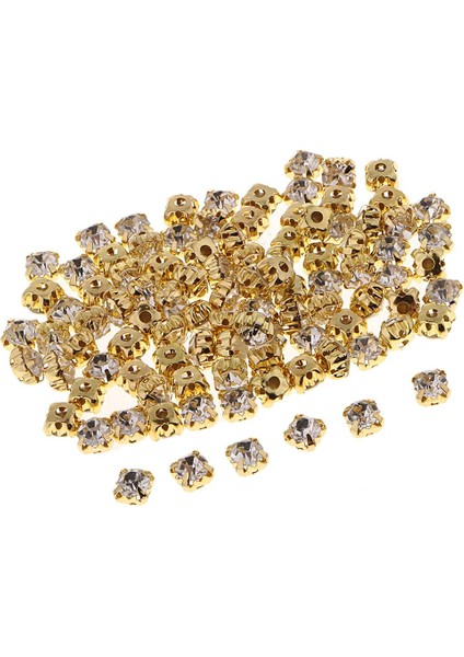 Prettyia 100 Akrilik Flatback Rhinestones Dıy Dikmek (Yurt Dışından)