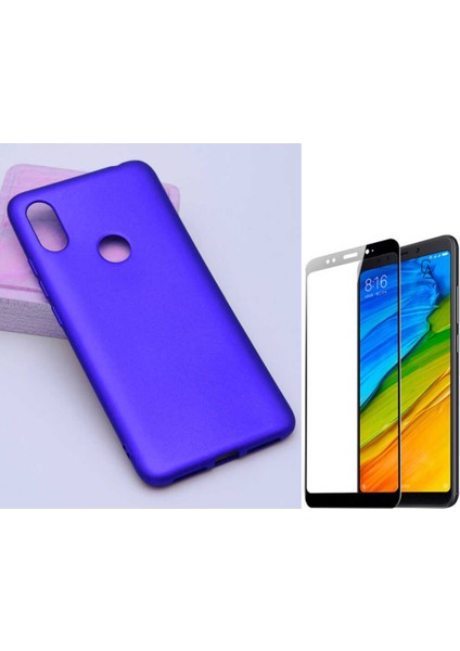 Xiaomi Redmi S2 ile Uyumlu Soft Yumuşak Telefon Kılıfı ve 5d Tam Kaplayan Cam Ekran Koruyucu