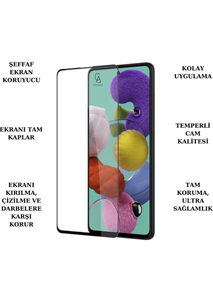 Xiaomi Redmi 12 ile Uyumlu Soft Yumuşak Telefon Kılıfı ve 5d Tam Kaplayan Cam Ekran Koruyucu