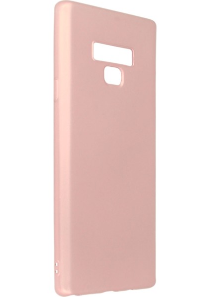 Samsung Galaxy Note 9 Kılıf Premium Rubber Silikon - Rose Gold 277097