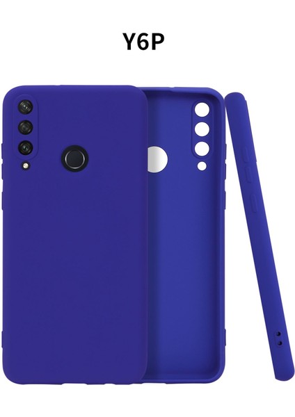 Huawei Y6P Kılıf Premium Rubber Silikon - Lacivert 277097