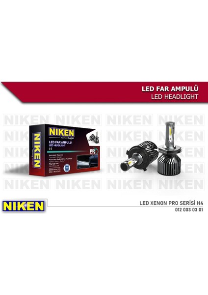 Ampül LED Xenon Pro Serısı H4