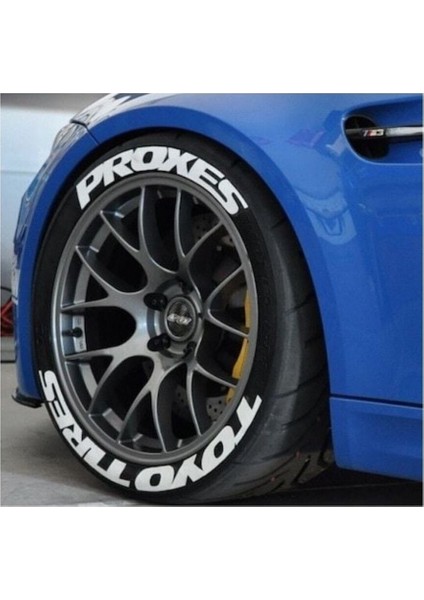 Toyotires Proxes 3D Lastik Yazısı Full Beyaz