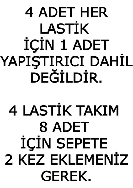 Pvc Kauçuk 4 Adet Falken Lastik Yazısı