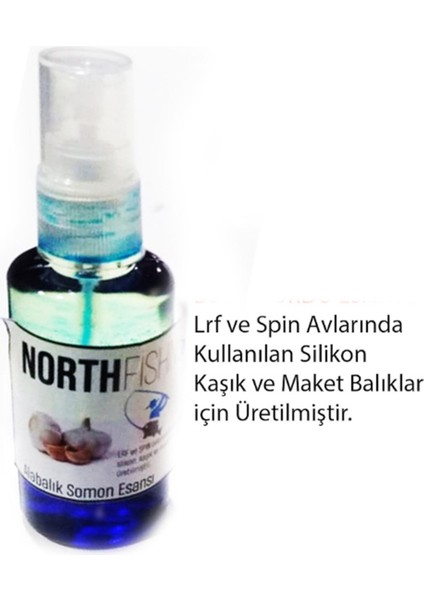 Alabalık Somon Esanslı Lrf Spin Silikon Maket Balık Yem Kokusu