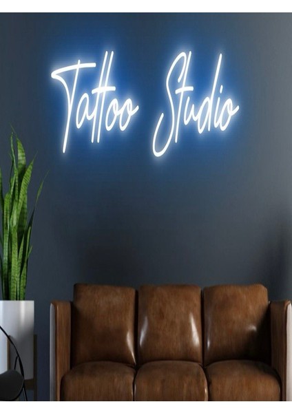 Tattoo Studio Yazılı Neon Tabela