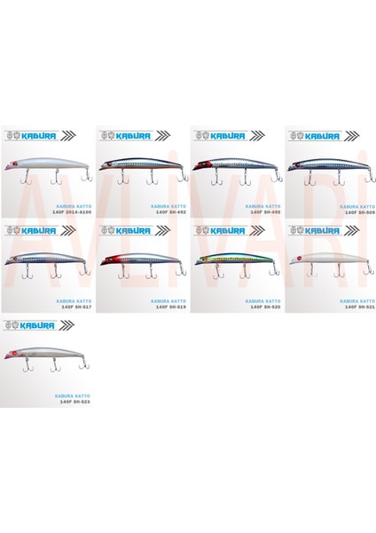 Katto 140F Spin Sahte Maket Yem 18.5gr 140MM