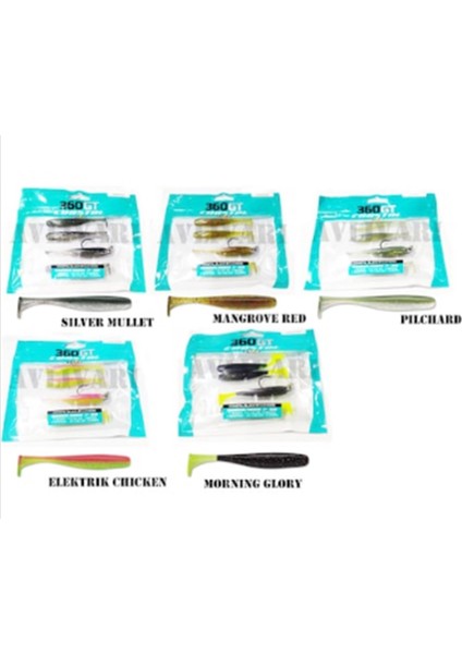 360GT Lrf Coastal Mangrove Minnow (4 Adet ) Sahte Balık Yem