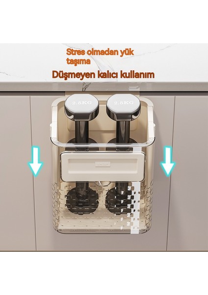 Katlanabilir Duvara Monte Çöp Depolama Kutusu (Yurt Dışından)