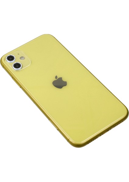 Apple iPhone 11 Diamond Kamera Lens - Mavi