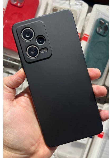 Vip Case Xiaomi Redmi Note 12 Pro (5g) Lansman Kamera Korumalı Içi Kadife Yumuşak Silikon Mara Kılıf