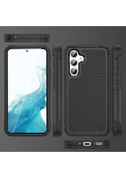 Samsung Galaxy A54 Için Çift Katmanlı Sert Pc Yumuşak Tpu Telefon Kılıfı - Siyah (Yurt Dışından) indirimleri