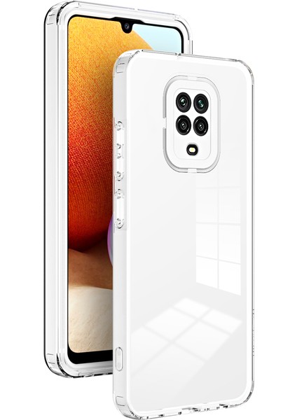 Xiaomi Redmi Note 9s /note 9 Pro /9 Pro Max Için Şeffaf Sert Pc Tampon Telefon Kılıfı - Beyaz (Yurt Dışından)