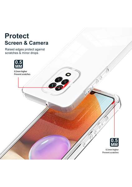 Xiaomi Redmi Note 9s /note 9 Pro /9 Pro Max Için Şeffaf Sert Pc Tampon Telefon Kılıfı - Beyaz (Yurt Dışından)