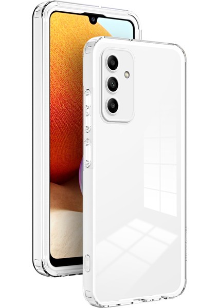 Samsung Galaxy M34 5g Için Şeffaf Sert Pc Tampon Telefon Kılıfı - Beyaz (Yurt Dışından)