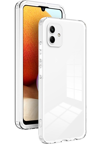 Samsung Galaxy A15 Için Şeffaf Sert Pc Tampon Telefon Kılıfı - Beyaz (Yurt Dışından)